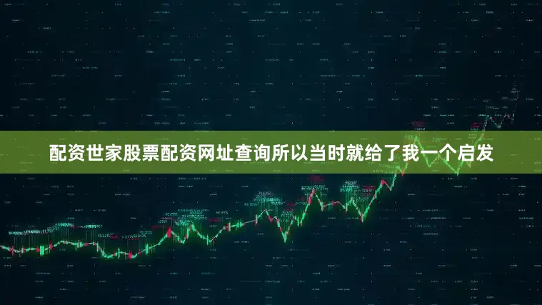 配资世家股票配资网址查询所以当时就给了我一个启发